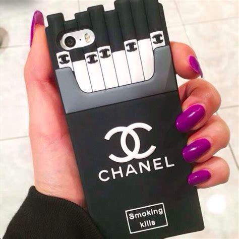 iPhone case chanel smoking kills